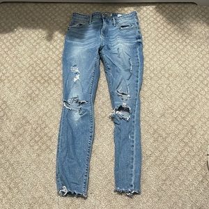 Lucky Brand skinny jeans, blue, size 0/25.